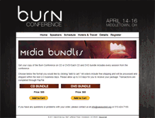 Tablet Screenshot of burnconference.oasiswired.org
